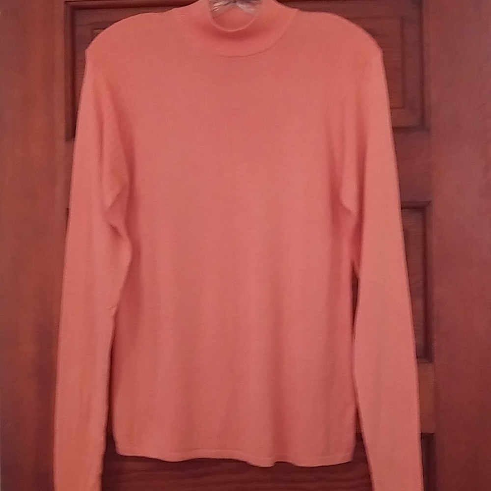 Silk Mock Turtleneck